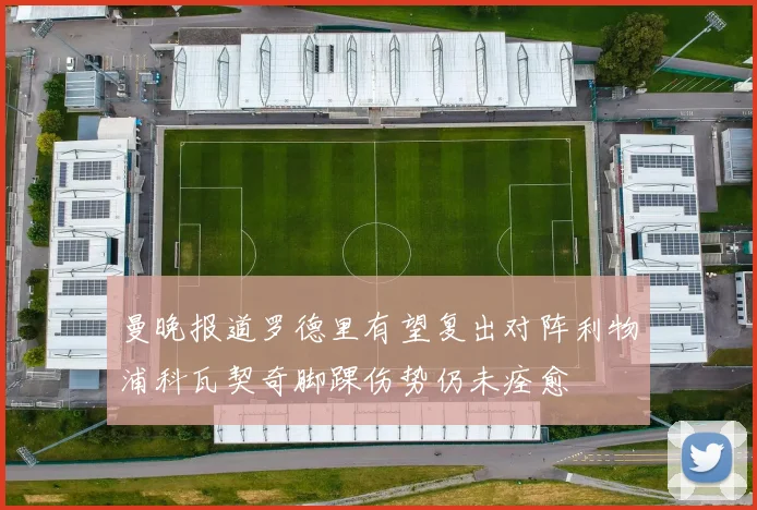 曼晚报道罗德里有望复出对阵利物浦科瓦契奇脚踝伤势仍未痊愈